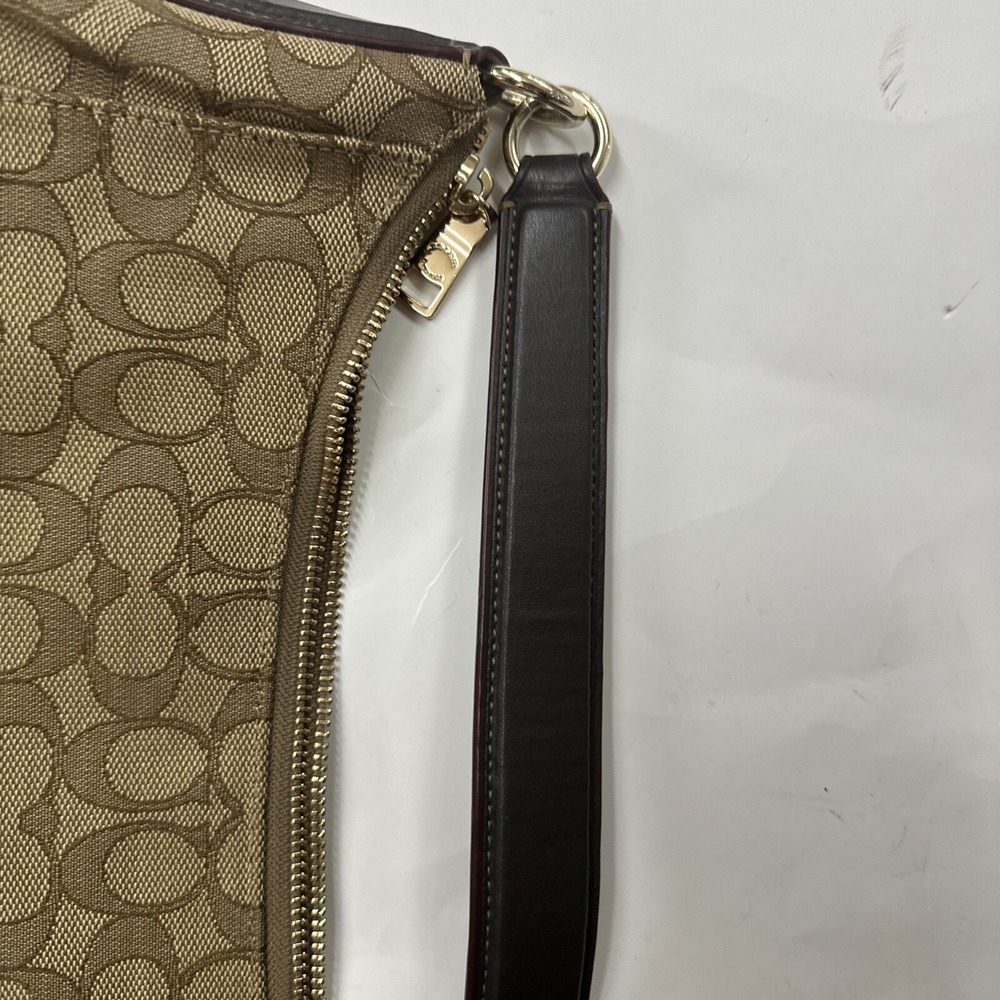 Coach Handbag/Purse Nice&clean Pocket Inside Brown Leather Strap Medium Size Bag - Picture 4 of 9